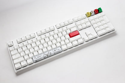 Ducky One 2 Pure White 2020 Christmas Limited Edition MX BROWN RGB LED Double Shot PBT Mechanical Keyboard