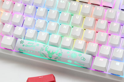 Ducky One 2 Pure White 2020 Christmas Limited Edition MX BROWN RGB LED Double Shot PBT Mechanical Keyboard