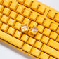 Ducky One 3 Yellow Hotswap RGB Double Shot PBT QUACK Mechanical Keyboard