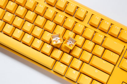 Ducky One 3 Yellow Hotswap RGB Double Shot PBT QUACK Mechanical Keyboard