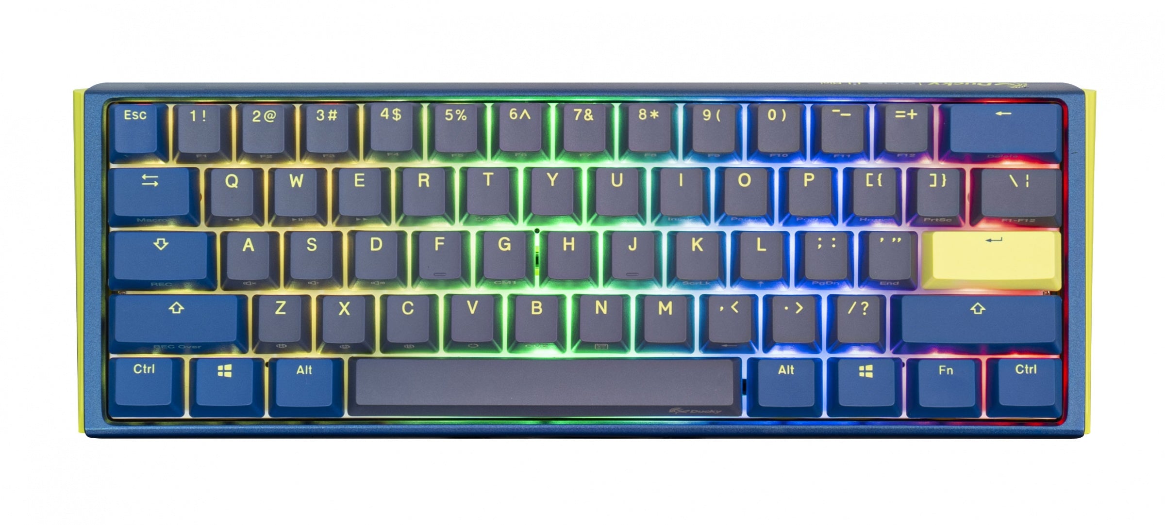 Ducky One 3 Mini Daybreak 60% Hotswap RGB Double Shot PBT QUACK Mechan ...