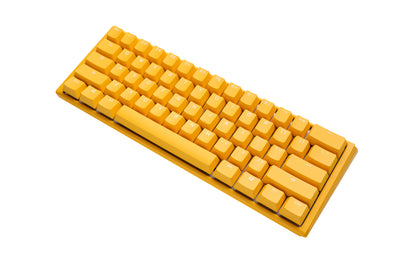 Ducky YELLOW One 3 Mini 60% Hotswap RGB Double Shot PBT QUACK Mechanical Keyboard