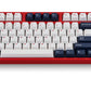 Leopold FC750R White Blue Star PD TKL Double Shot PBT Mechanical Keyboard