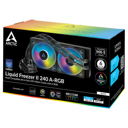 Arctic Liquid Freezer II 240 A-RGB Multi Compatible All-in-One CPU Water Cooler (ACFRE00093A)