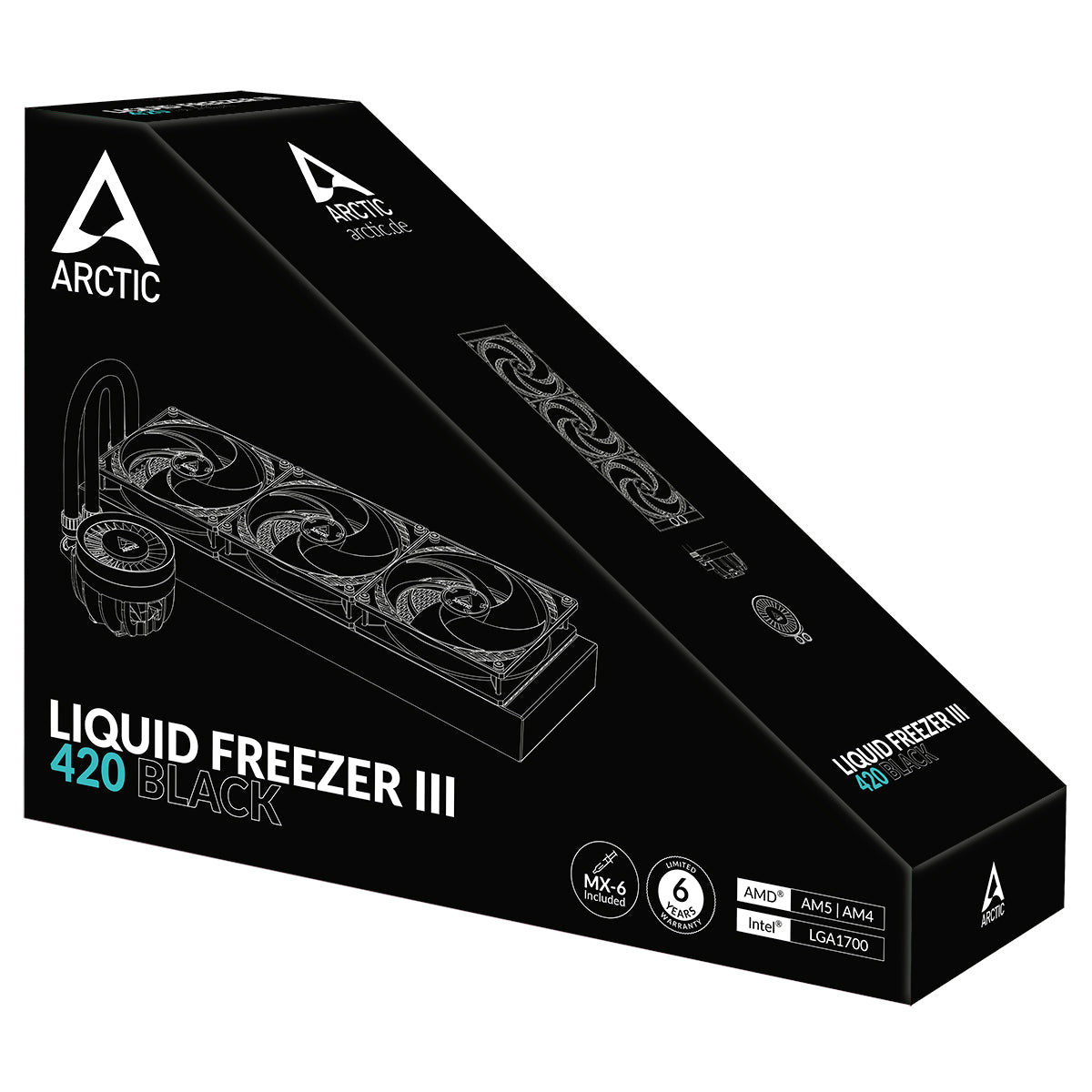 ARCTIC Liquid Freezer III 420 I Multi Compatible All-in-One CPU Water Cooler