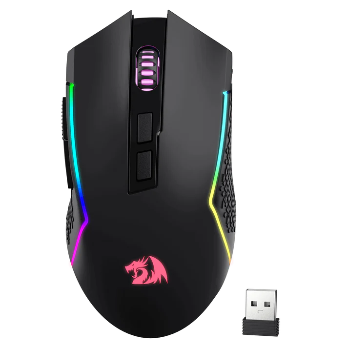Redragon M693 Trident RGB Tri-Mode RGB Gaming Mouse - Black