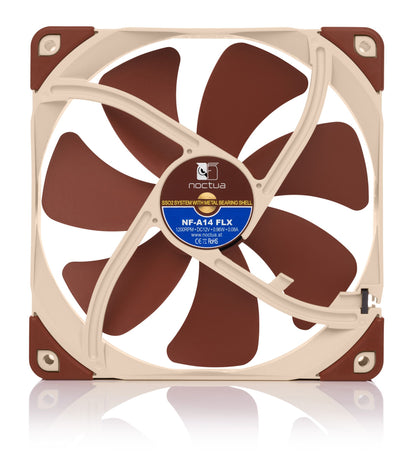 Noctua NF-A14 FLX 140x140x25mm. 3Pin. 1200RPM Cooling Fan