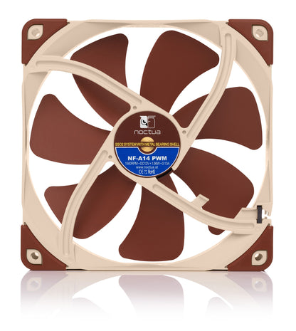 Noctua NF-A14 PWM 140x140x25mm. 4pin. 1500RPM