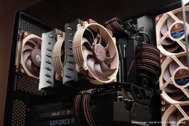 Noctua NF-A14x25r G2 PWM Sx2-PP Push-Pull Set of Two Premium-Quality Quiet 140mm