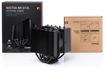 NH-D12L chromax.black Compact 120mm dual tower cooler