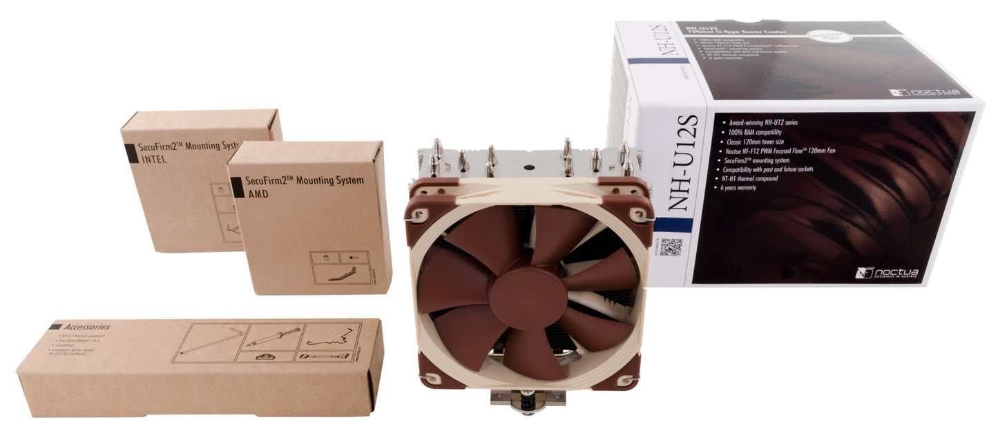 Noctua NH-U12S Slim design for 100% RAM Compatibility CPU Cooler