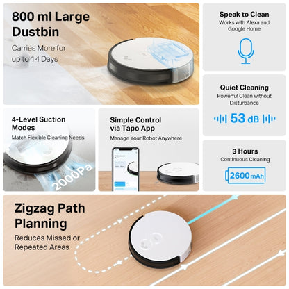 Tp-Link Tapo RV10 I Lite Robot Vacuum