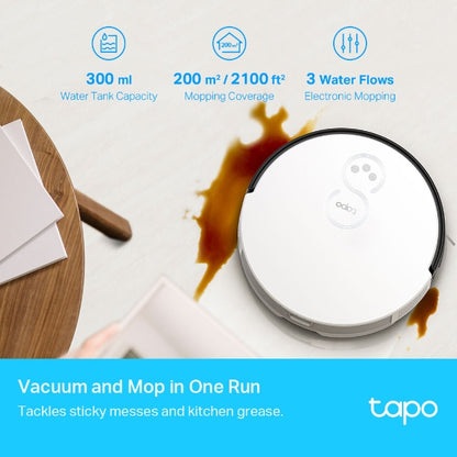 Tp-Link Tapo RV10 I Robot Vacuum & Mop