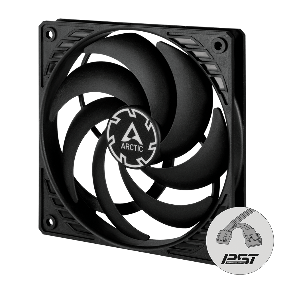 ARCTIC P12 Slim PWM PST 120 mm Low-Profile PWM Fan with Cable Splitter (ACFAN00187A)