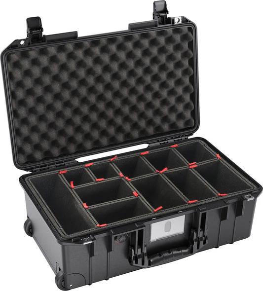Pelican 1535 Air Carry-On Case w/ TrekPak Divider System Black