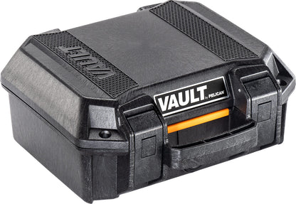 Pelican V100 Vault Small Pistol Case w/ Foam Black