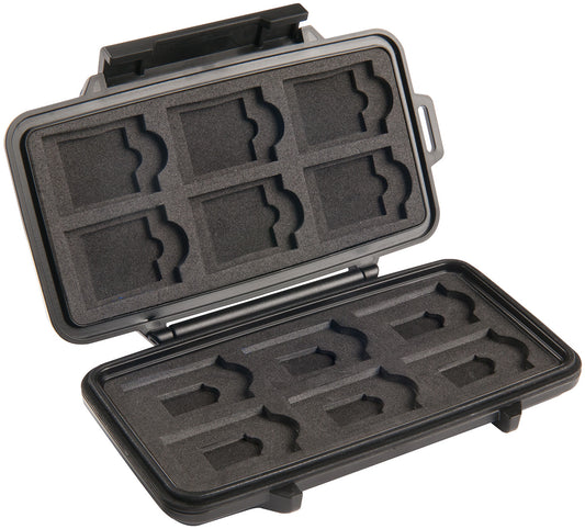 Pelican 0915 Micro Memory Card Case w/ Foam Black