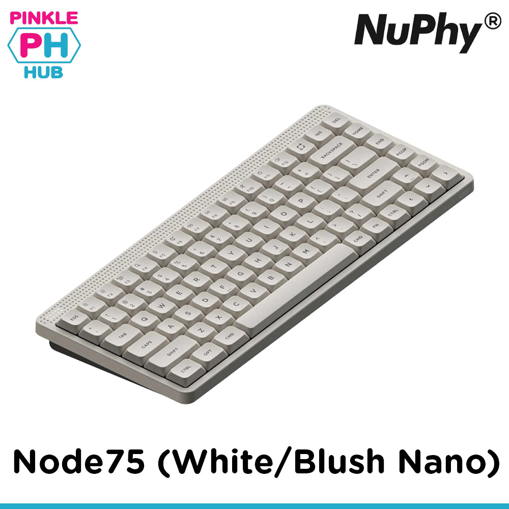 Nuphy Node75(White/Blush Nano)