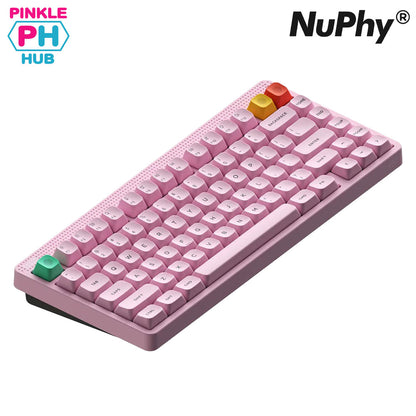 Nuphy Wireless Mechanical Keyboard (Light Pink) (Blush Max Switch)