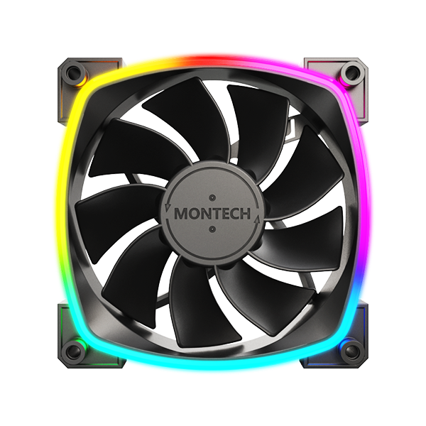 Montech RX120 120mm PWM Case / Radiator - Reverse Fan