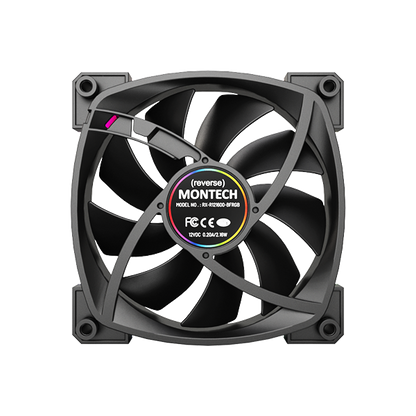 Montech RX120 120mm PWM Case / Radiator - Reverse Fan