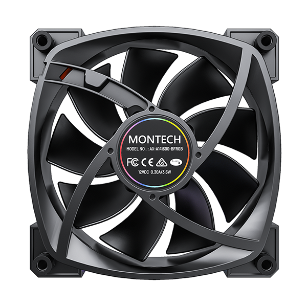 Montech AX140 140mm PWM Case / Radiator Fan