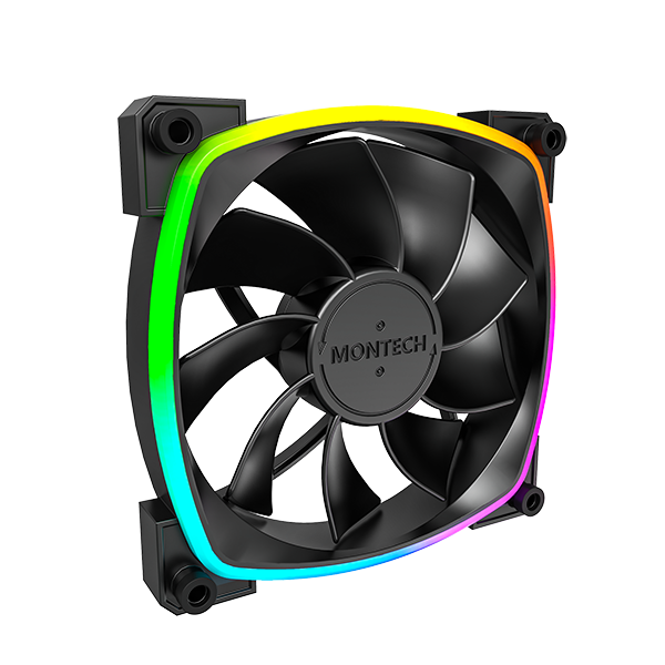 Montech RX120 120mm PWM Case / Radiator - Reverse Fan