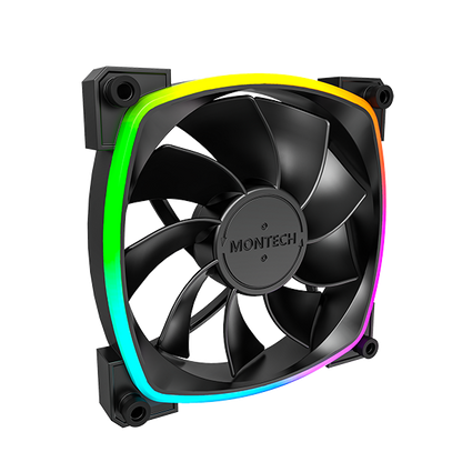 Montech RX120 120mm PWM Case / Radiator - Reverse Fan