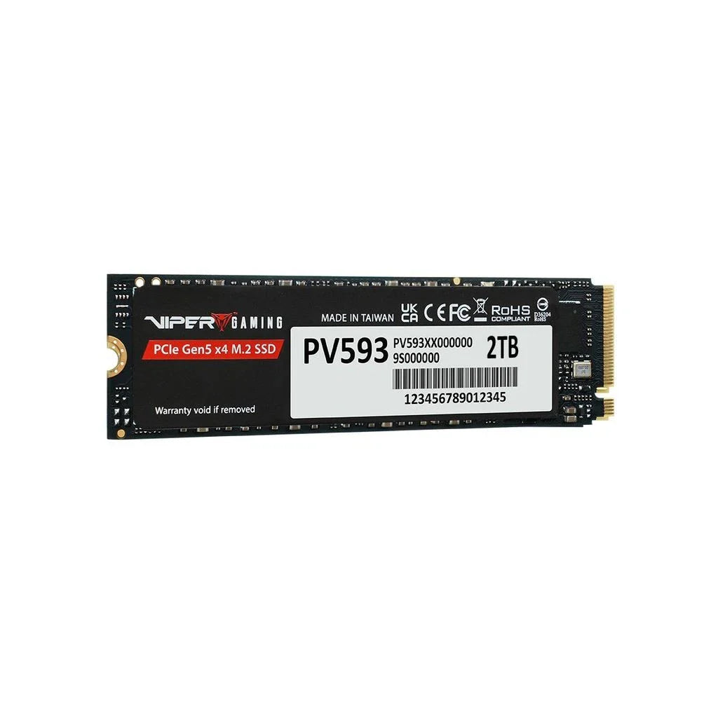 Patriot Viper Gaming PV563 1TB / 2TB PCIe Gen5 x4 M.2 2280