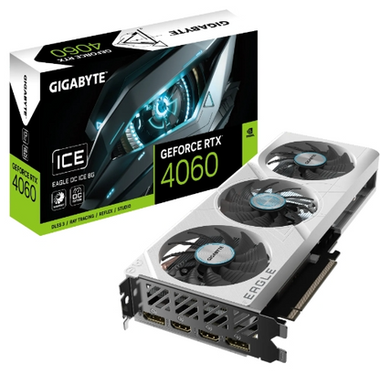 GIGABYTE GeForce RTX™ 4060 EAGLE OC ICE 8G