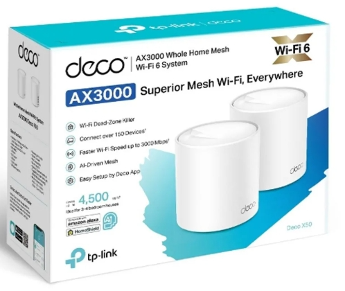 Tp-Link Deco X50 I AX3000 Whole Home Mesh WiFi 6 Unit