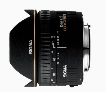 SIGMA 15/2.8 EX DG fisheye diagonal for Canon