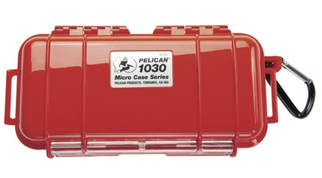 PELICAN 1030 Micro Case I with liner Blue, Yellow, Red