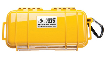 PELICAN 1030 Micro Case I with liner Blue, Yellow, Red