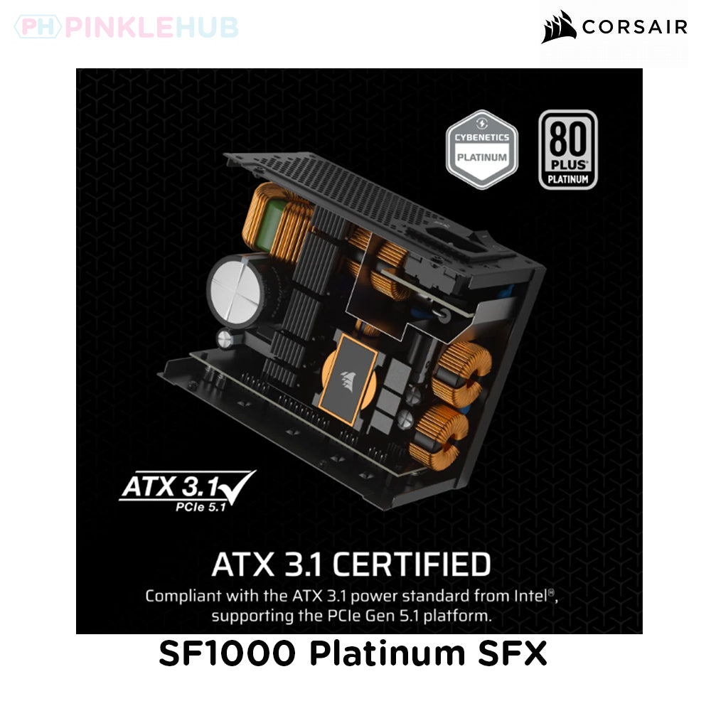 Corsair SF Series SF1000 Fully Modular 80 PLUS Platinum SFX Power Supply