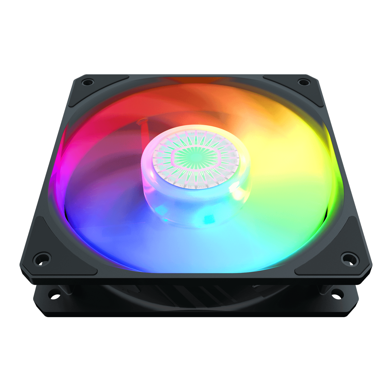 Cooler SICKLEFLOW 120 ARGB 3IN1 Square Frame Fan, ARGB 3-Pin Customizable LEDS, Air Balance Curve Blade, Sealed Bearing, 120mm PWM Control for Computer Case & Liquid Radiator (MFX-B2DN-183PA-R1)