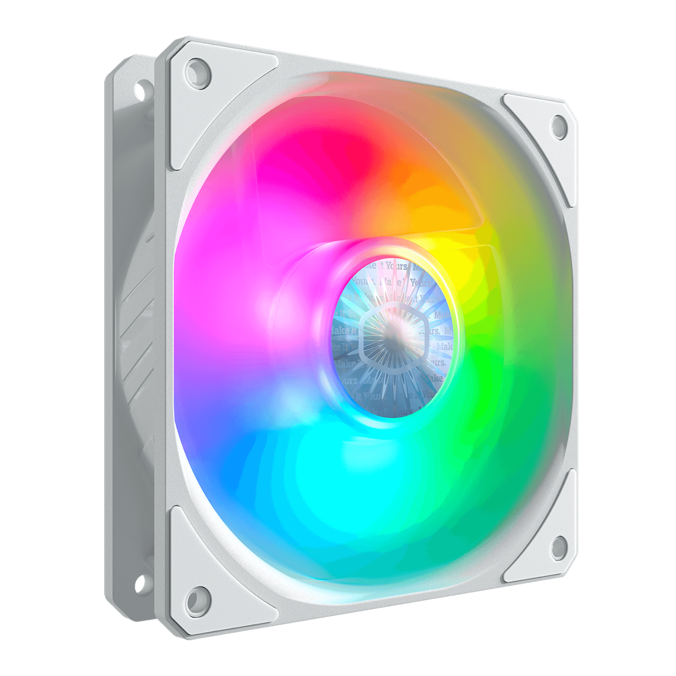 CoolerMaster SICKLEFLOW 120 ARGB WHITE EDITION 20mm ARGB PC Case Fan (MFX-B2DW-18NPA-R1 FN1533)