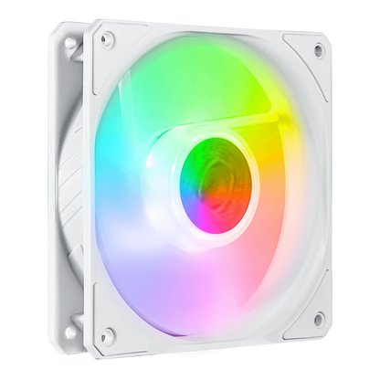 CoolerMaster SICKLEFLOW 120 ARGB WHITE EDITION 20mm ARGB PC Case Fan (MFX-B2DW-18NPA-R1 FN1533)