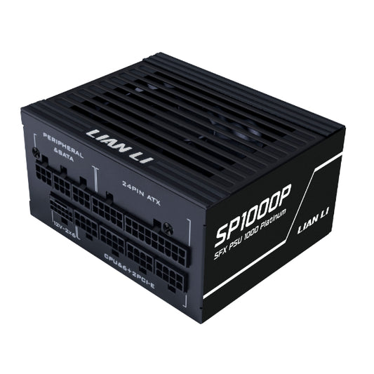 Lian Li SP1000D Platinum 1000W SFX Power Supply with 12V-2x6 Connectors (Black)