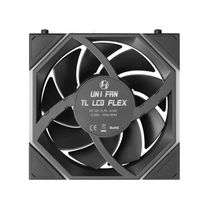 Lian Li Uni Fan TL LCD Flex Reverse 120mm Single Cooling Fan