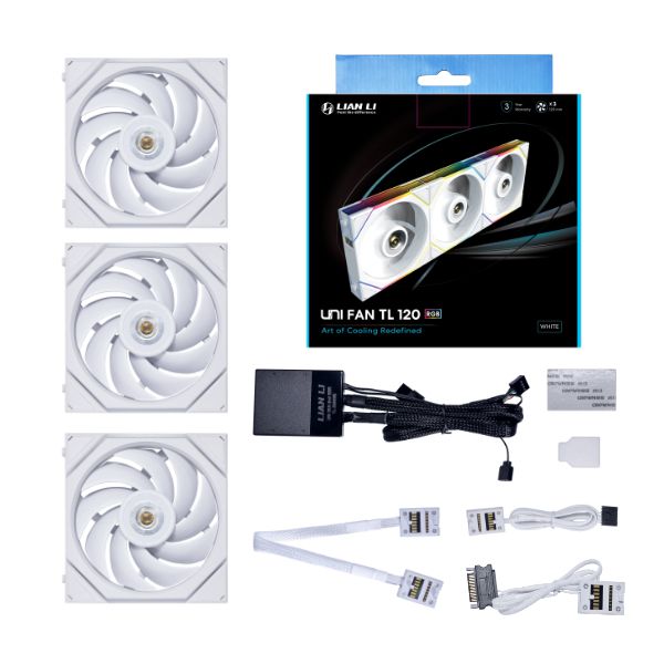 Lian Li UNI FAN TL 120 Triple Pack Chassis Fan (12TL3B.00/12TL3W.00)