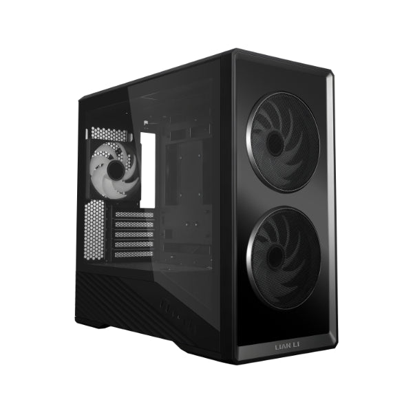 Lian Li Vector V150 Micro-ATX Tower PC Case w/ Tempered Glass Infinity Mirror Front Panel, 3 Pre-installed ARGB PWM Fans