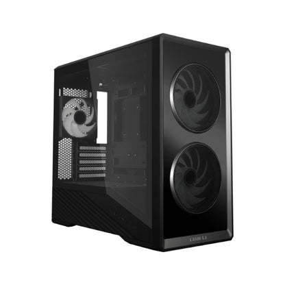 Lian Li Vector V150 Micro-ATX Tower PC Case w/ Tempered Glass Infinity Mirror Front Panel, 3 Pre-installed ARGB PWM Fans
