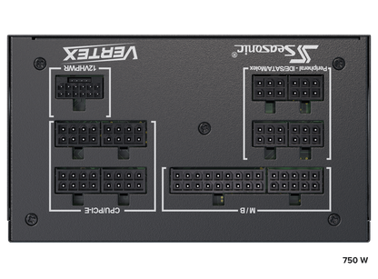 Seasonic VERTEX GX-750, ATX 12, V ATX 3.0 and PCIe 5.0, Fully Modular 80 PLUS Gold Certified (12751GXAFS)