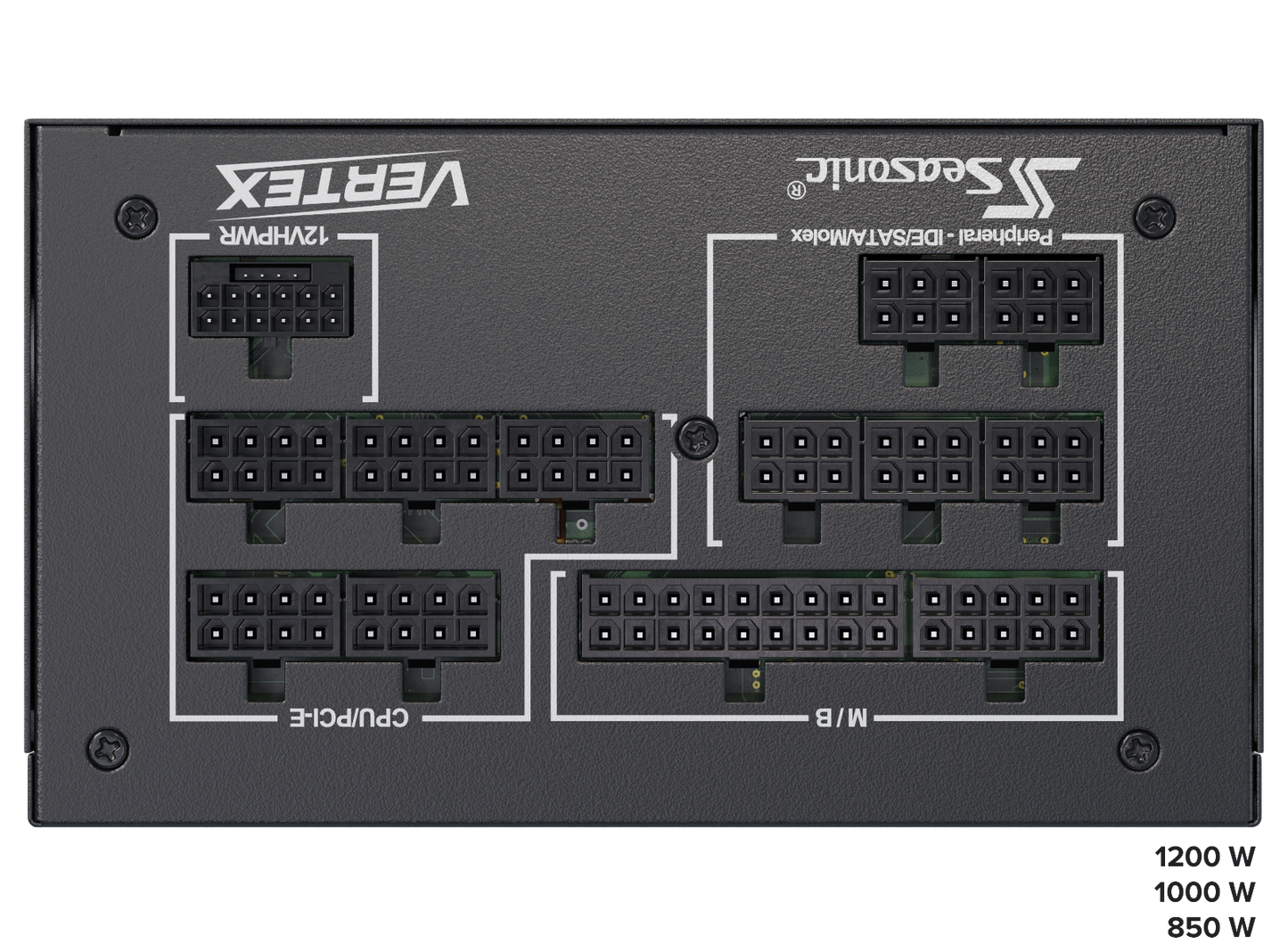 Seasonic VERTEX GX-850, ATX 12, V ATX 3.0 and PCIe 5.0, Fully Modular 80 PLUS Gold Certified (12851GXAFS)
