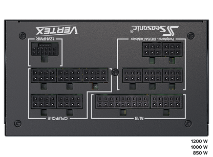 Seasonic VERTEX GX-850, ATX 12, V ATX 3.0 and PCIe 5.0, Fully Modular 80 PLUS Gold Certified (12851GXAFS)