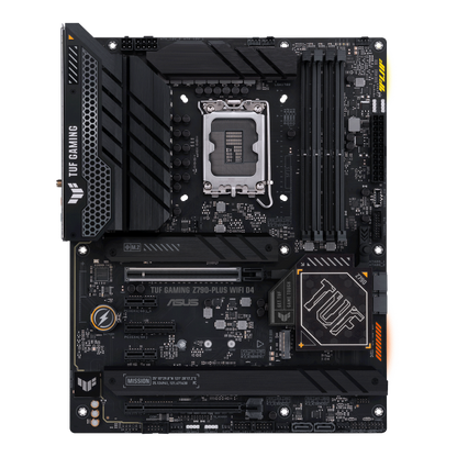 ASUS TUF GAMING Z790-PLUS WIFI D4, Intel® Z790 (LGA1700) ATX Gaming motherboard, 16+1 DrMOS power stages, PCIe® 5.0, DDR4 memory