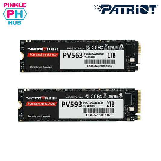Patriot Viper Gaming PV563 1TB / 2TB PCIe Gen5 x4 M.2 2280