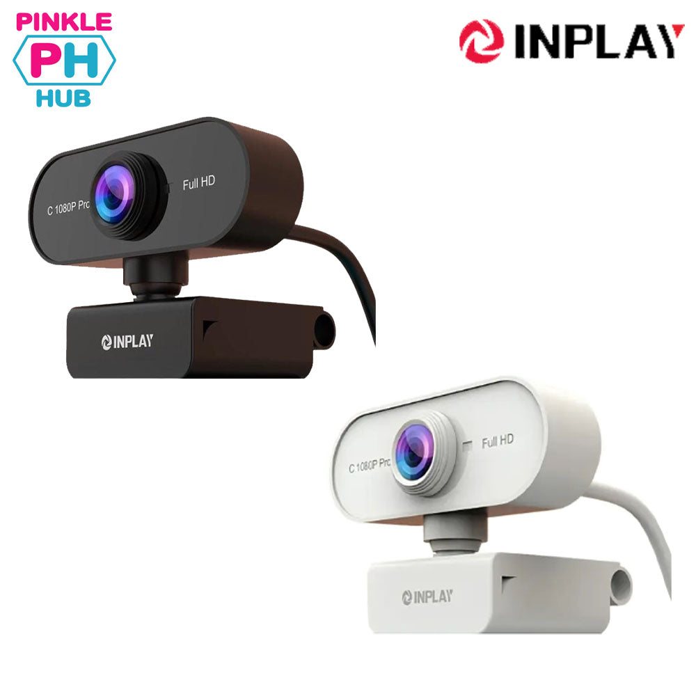 Inplay C1080P-Pro 1080p FHD Webcam White/black