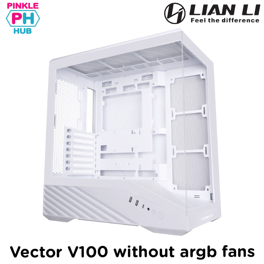 LIAN LI Vector V100 without argb fans - (ITX, M-ATX, ATX, and E-ATX)